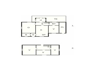Vakantiehuis Ospeskogen Grondplan 51