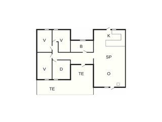 Ferienhaus Klegod Grundriss 54