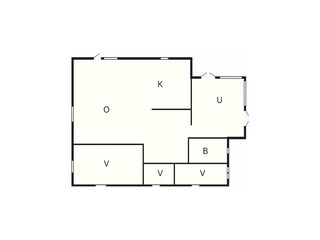 Vakantiehuis Højby Grondplan 3