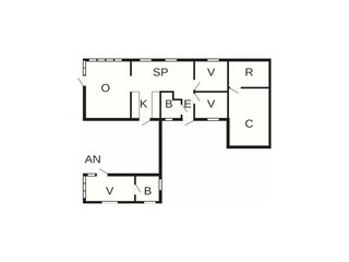 Maison de vacances Klitmøller Plan d'étage 35