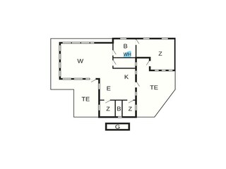 Casa de vacaciones Saltum Plano de planta 26
