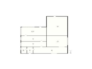 Vakantiehuis Thyborøn Grondplan 38