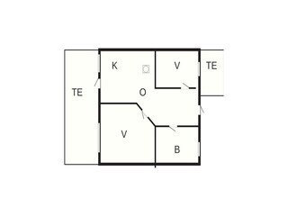 Appartamento Aakirkeby Pianta del piano 32