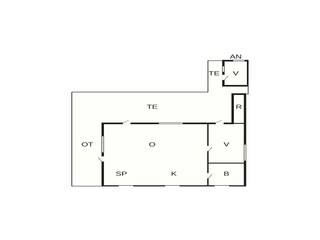 Casa de vacaciones Læsø Plano de planta 32