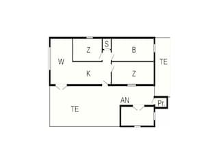 Maison de vacances Vorupør Plan d'étage 9