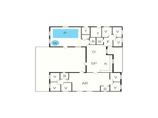 Holiday house Houstrup Floor Plan 43
