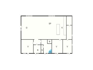 Casa per le vacanze Fjellerup Strand Pianta del piano 31