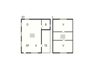 Ferienhaus Sønderho Sogn Grundriss 42