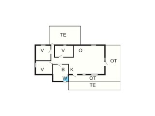 Vakantiehuis Lakolk Grondplan 41