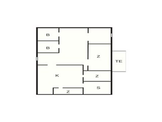 Vakantiehuis Frøstrup Grondplan 33