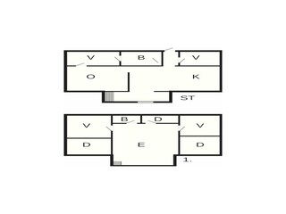 Vakantiehuis Lekvattnet Grondplan 24