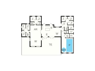 Ferienhaus Grenaa Grundriss 51
