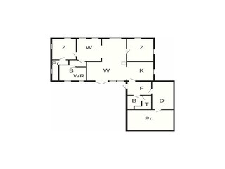 Vakantiehuis Broager Grondplan 35