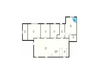 Ferienhaus Bratten Strand Grundriss 5