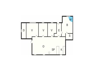 Holiday house Bratten Strand Floor Plan 5