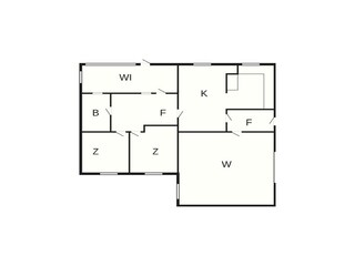 Vakantiehuis Thorsminde Grondplan 31