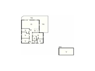 Vakantiehuis Bratten Strand Grondplan 37