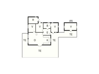 Vakantiehuis Lynderup Grondplan 18