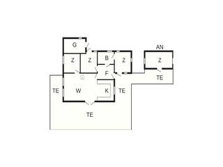 Vakantiehuis Lynderup Grondplan 19