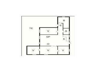 Vakantiehuis Frederikshavn Grondplan 36