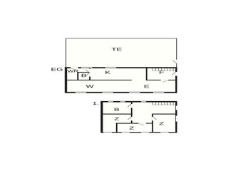 Ferienhaus Løkken Grundriss 2