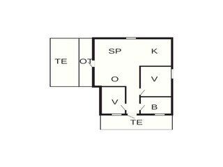 Casa de vacaciones Hejlsminde Plano de planta 3