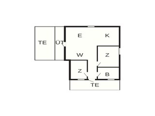 Casa de vacaciones Hejlsminde Plano de planta 4