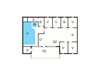 Maison de vacances Købingsmark Plan d'étage 44