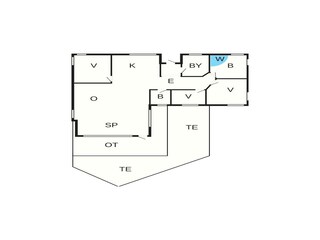 Casa de vacaciones Als Plano de planta 6