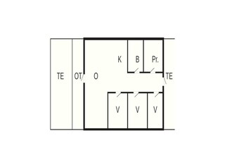 Vakantiehuis Arrild Grondplan 12