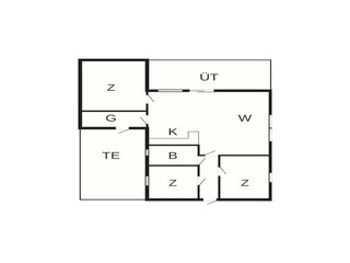 Ferienhaus Truust Grundriss 4