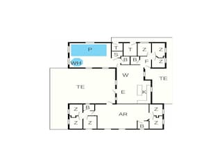 Vakantiehuis Vaeggerløse Grondplan 3