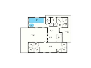 Maison de vacances Vaeggerløse Plan d'étage 41