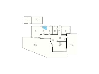Ferienhaus Bunken Grundriss 3