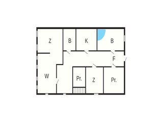 Vakantiehuis Visby Grondplan 32