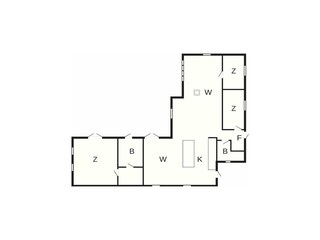 Maison de vacances Udsholt Strand Plan d'étage 51