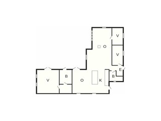 Casa de vacaciones Udsholt Strand Plano de planta 4