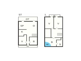 Maison de vacances Rørvig Plan d'étage 52