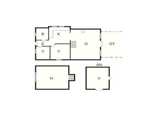 Vakantiehuis Dannemare Grondplan 54