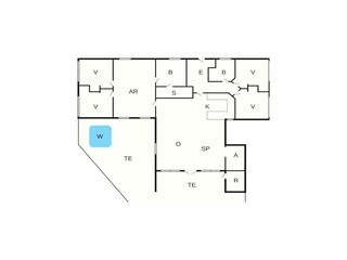 Maison de vacances Vejlby Plan d'étage 12