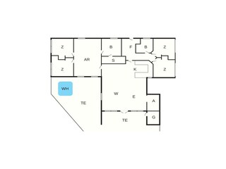 Maison de vacances Vejlby Plan d'étage 13