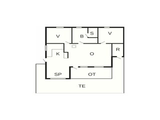 Holiday house Søndervig Floor Plan 38
