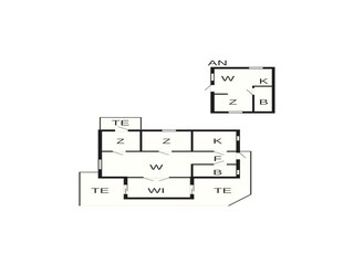 Vakantiehuis Blixtorp Grondplan 23