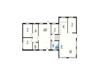 Vakantiehuis Ansager Grondplan 36