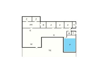 Maison de vacances Vejby Strand Plan d'étage 77