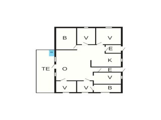 Casa per le vacanze Skagen Pianta del piano 26