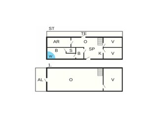 Vakantiehuis Trend Grondplan 21
