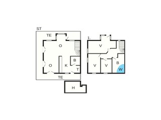 Appartement Juelsminde Grondplan 32