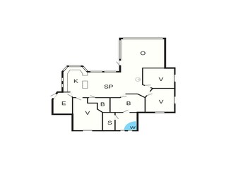 Vakantiehuis Otterup Grondplan 33