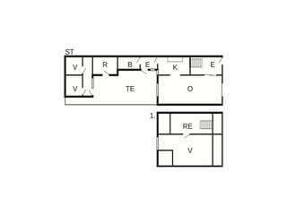 Maison de vacances Løkken Plan d'étage 6